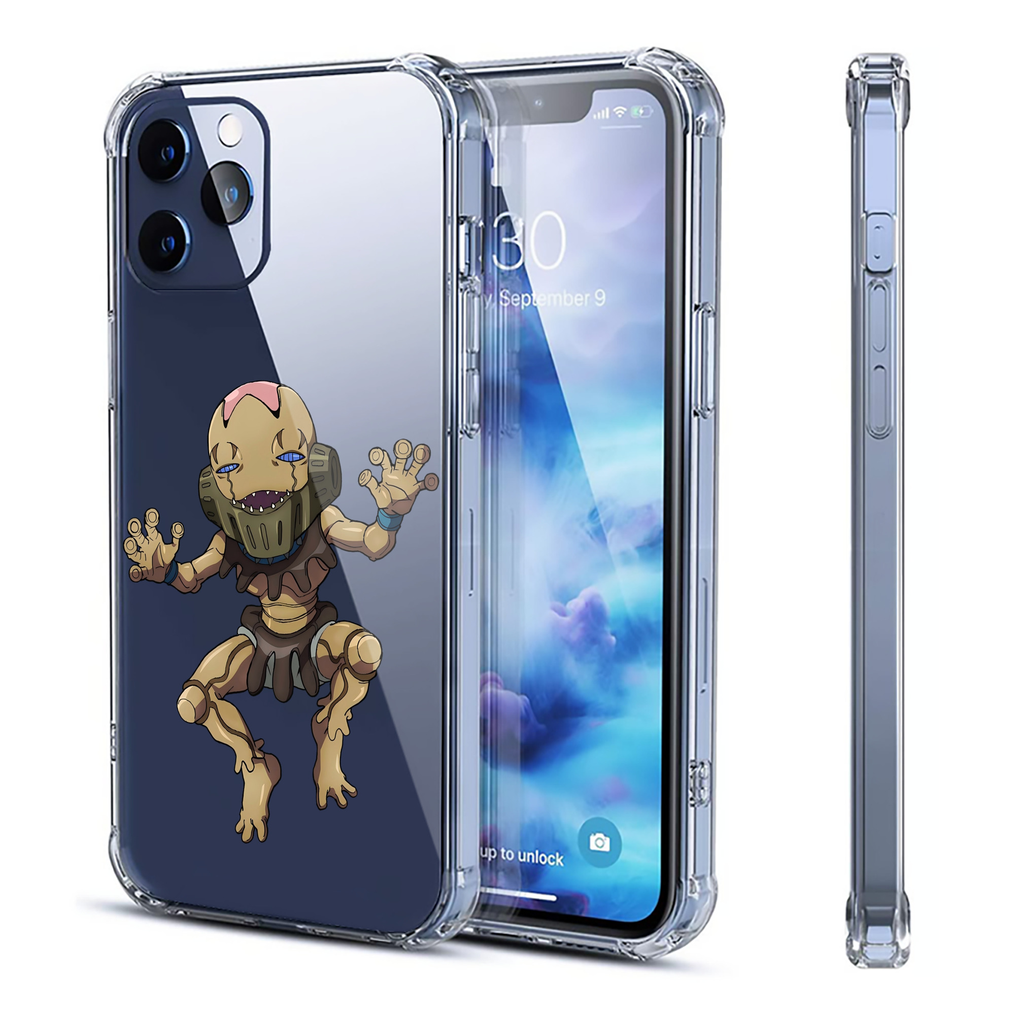 （画像用） ジョジョの奇妙な冒険 JoJo's Bizarre Adventure 【iPhone 12シリーズ対応】透明スマホケース（クリアソフトケース）